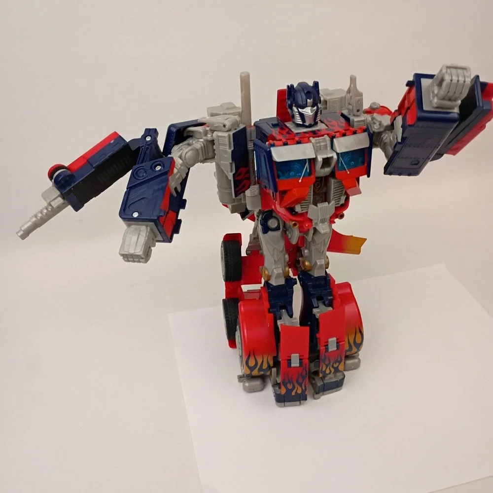 Transformers 2007 Movie Leader Class Optimus Prime Incomplete Action Figure